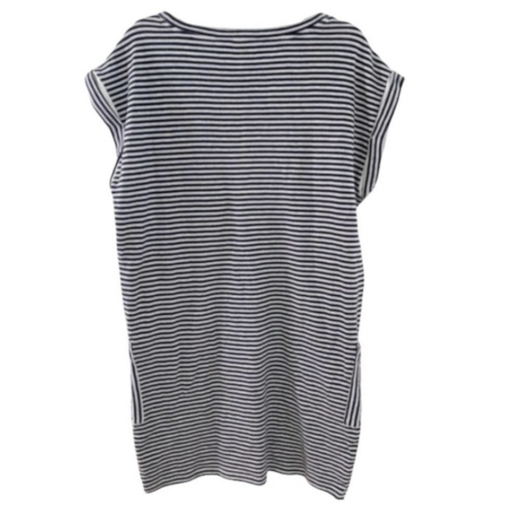 Athleta “Ease Up” Striped Sweatshirt Dress - Small - Picture 3 of 11
